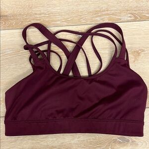 Victoria’s Secret Women's Burgundy Strappy Bralette